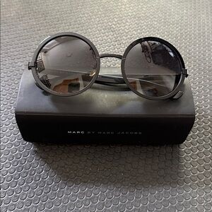 Marc by Marc Jacobs Circular Black Sunglasses